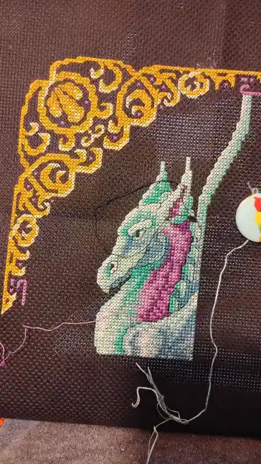 Can You Say Ten Dragon Cross Stitch?