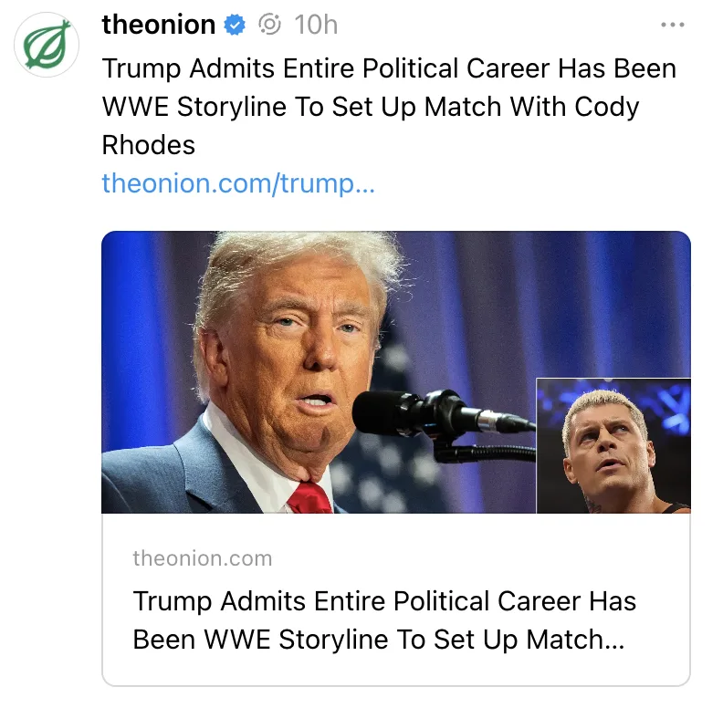 Wishing This Onion Article Was Actually True More Than Ever