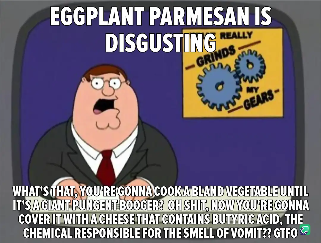 The image shows Peter Griffin from Family Guy, looking horrified with his mouth open, seated at a desk. Behind him is a…