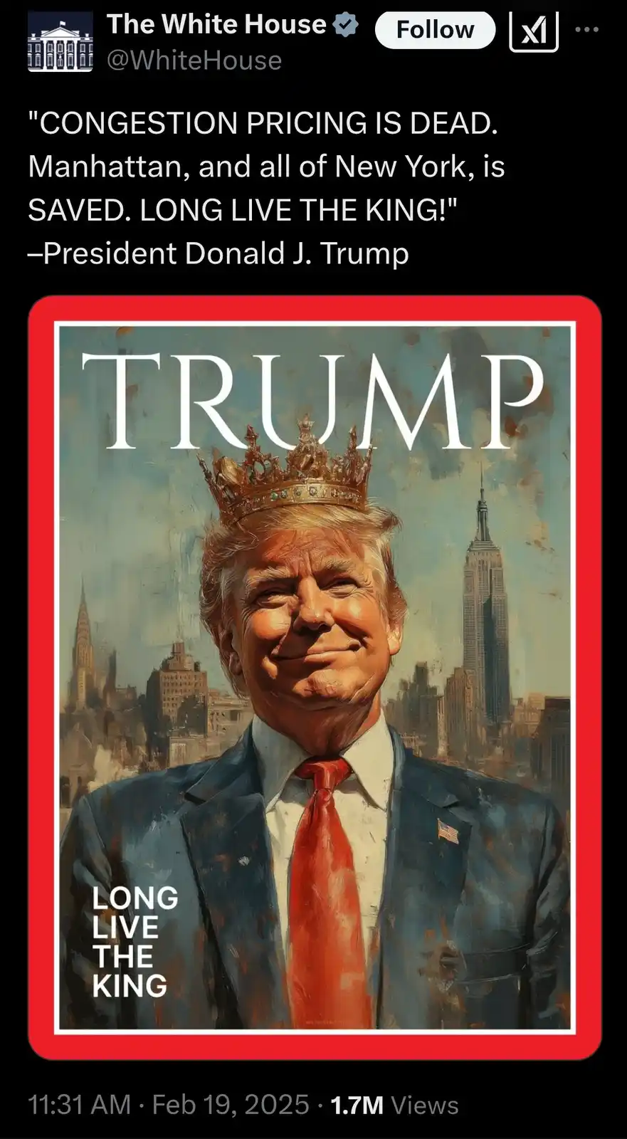 We literally fought a war over this issue!