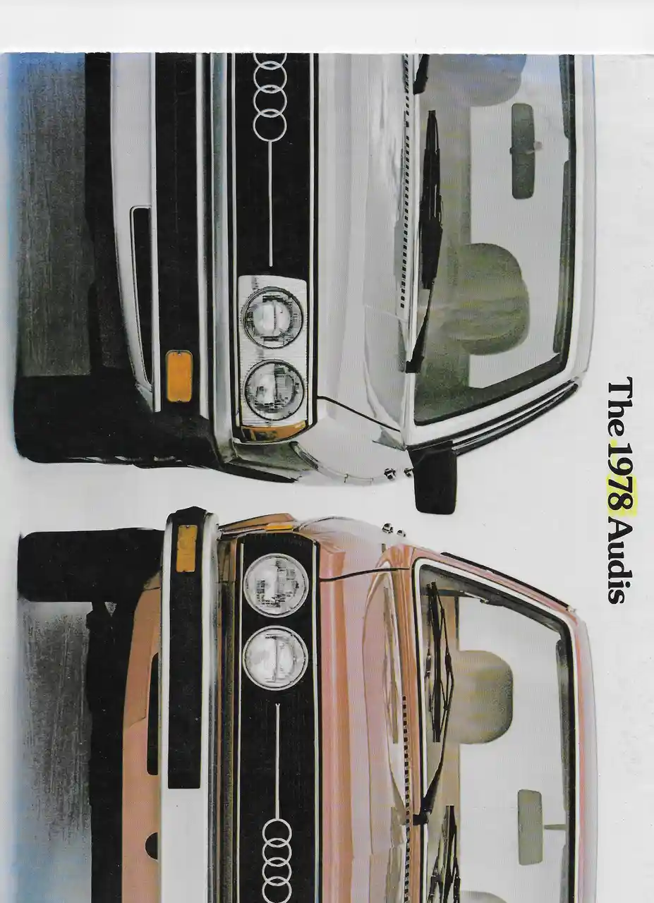 A Glimpse into the 1978 Audi Dealer Brochure