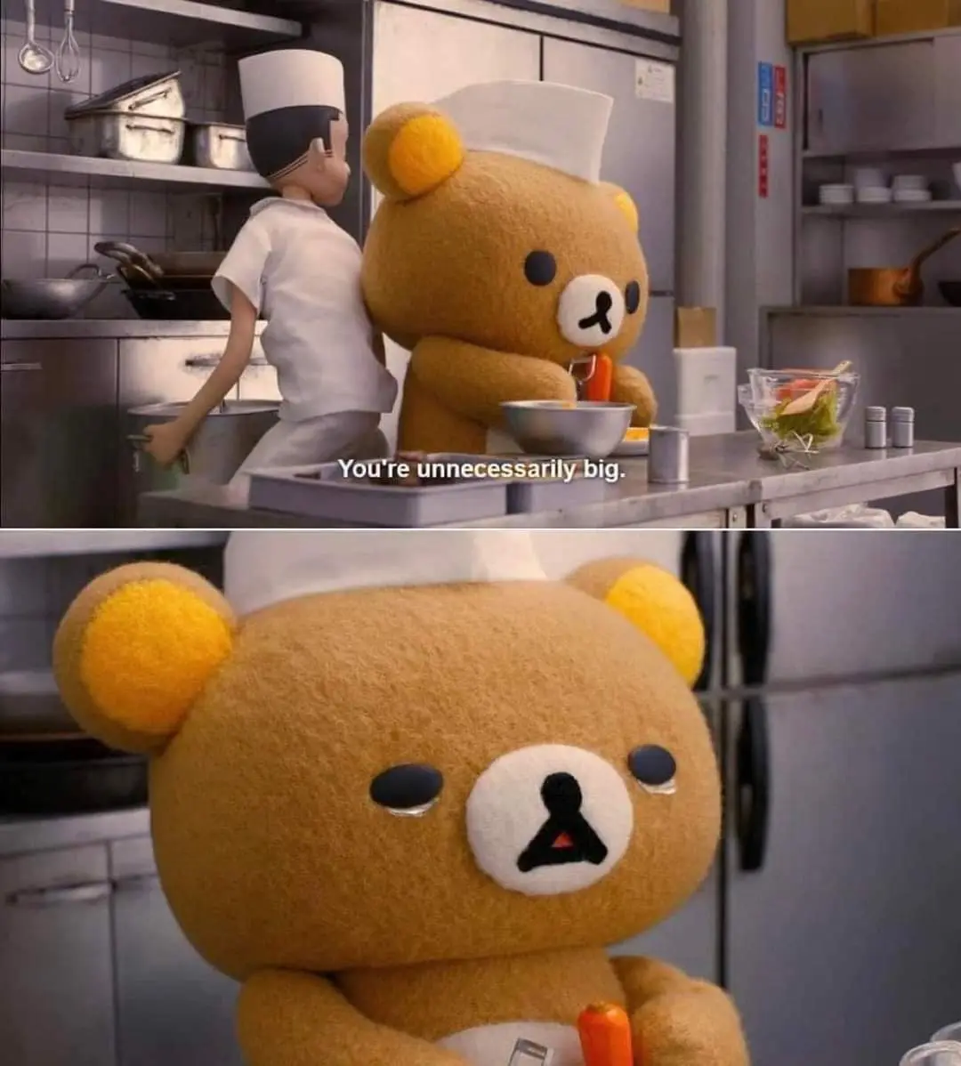 How could you! He's just an adorable fluffball!