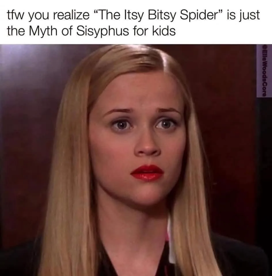 A close-up image of a woman with long blonde hair and red lipstick, looking shocked and bewildered. The overlaid text reads…