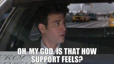 The image is a six-panel meme featuring actor John Stamos in a car, showing a progression of his facial expressions from…