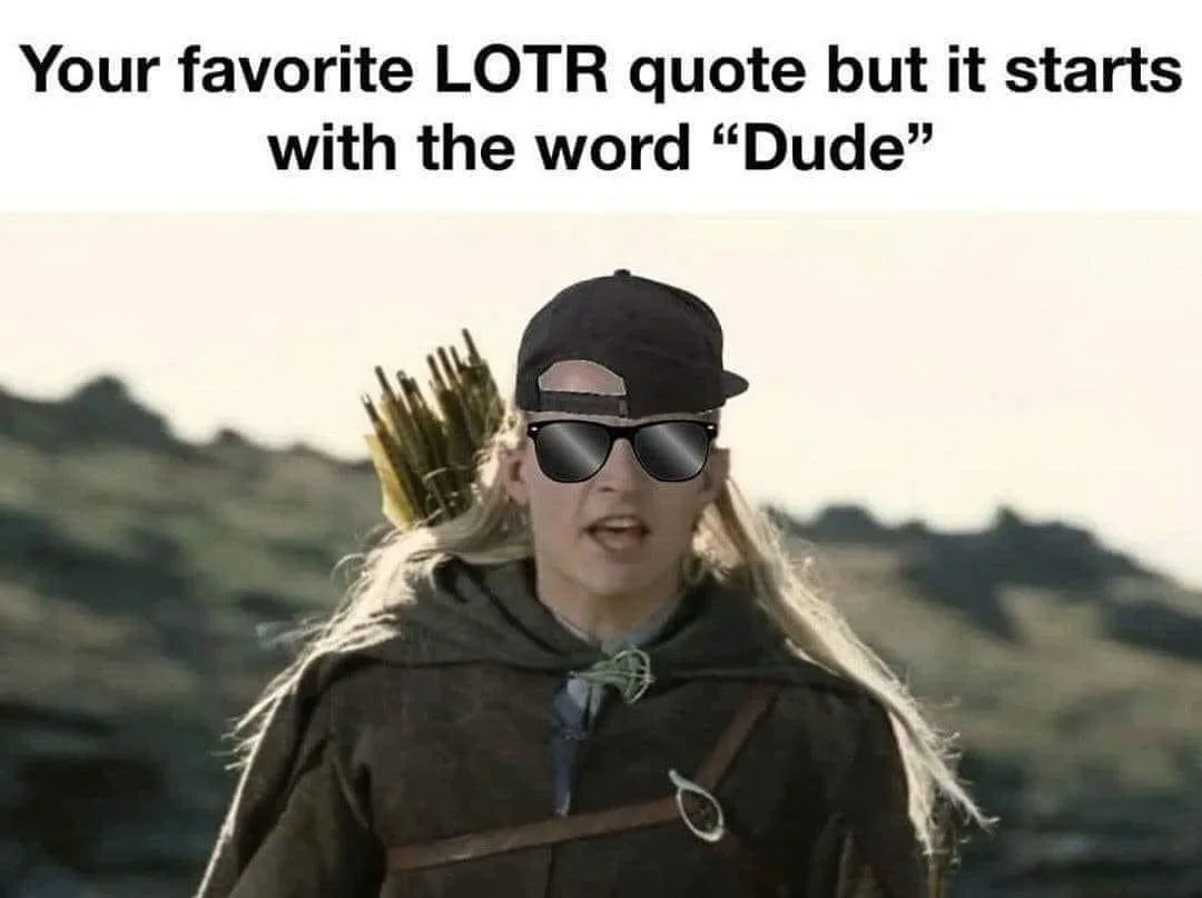 A person with long blonde hair, wearing a black baseball cap backwards and dark sunglasses, is shown in a scene from Lord of…