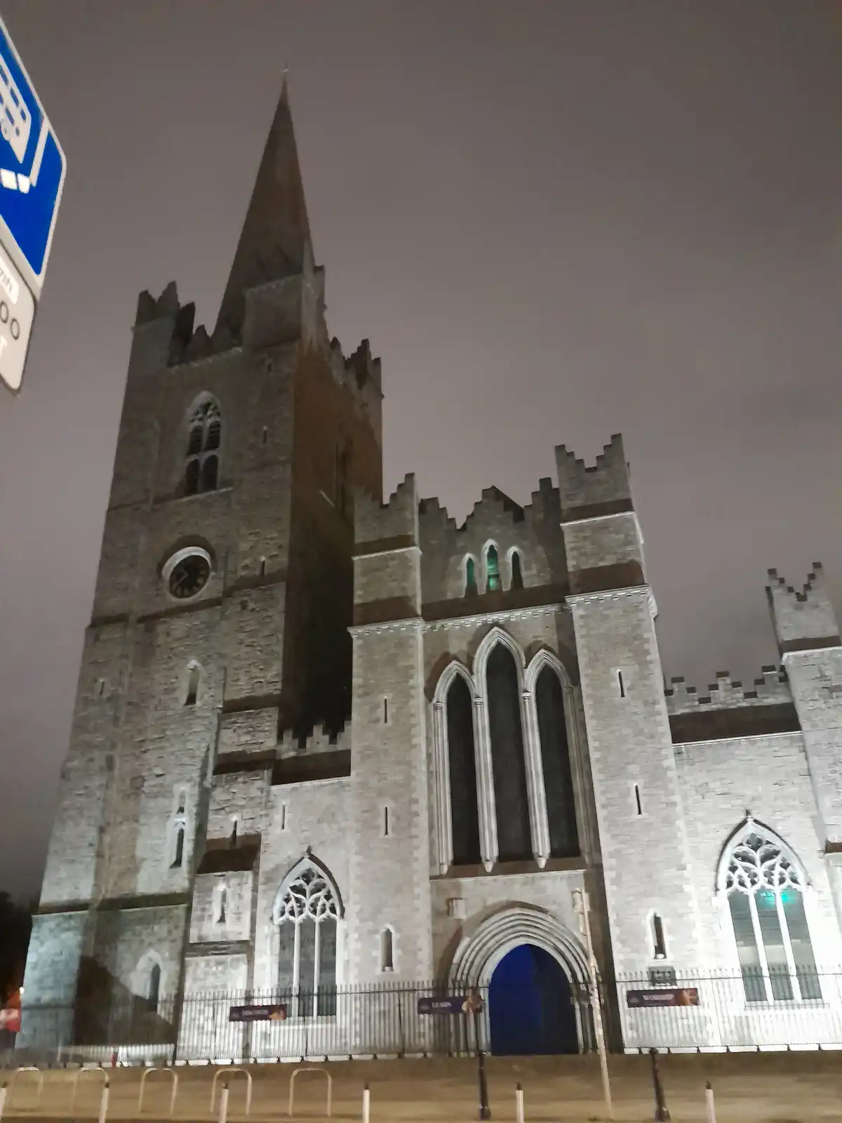 A Glimpse of St. Patrick's Cathedral in Dublin