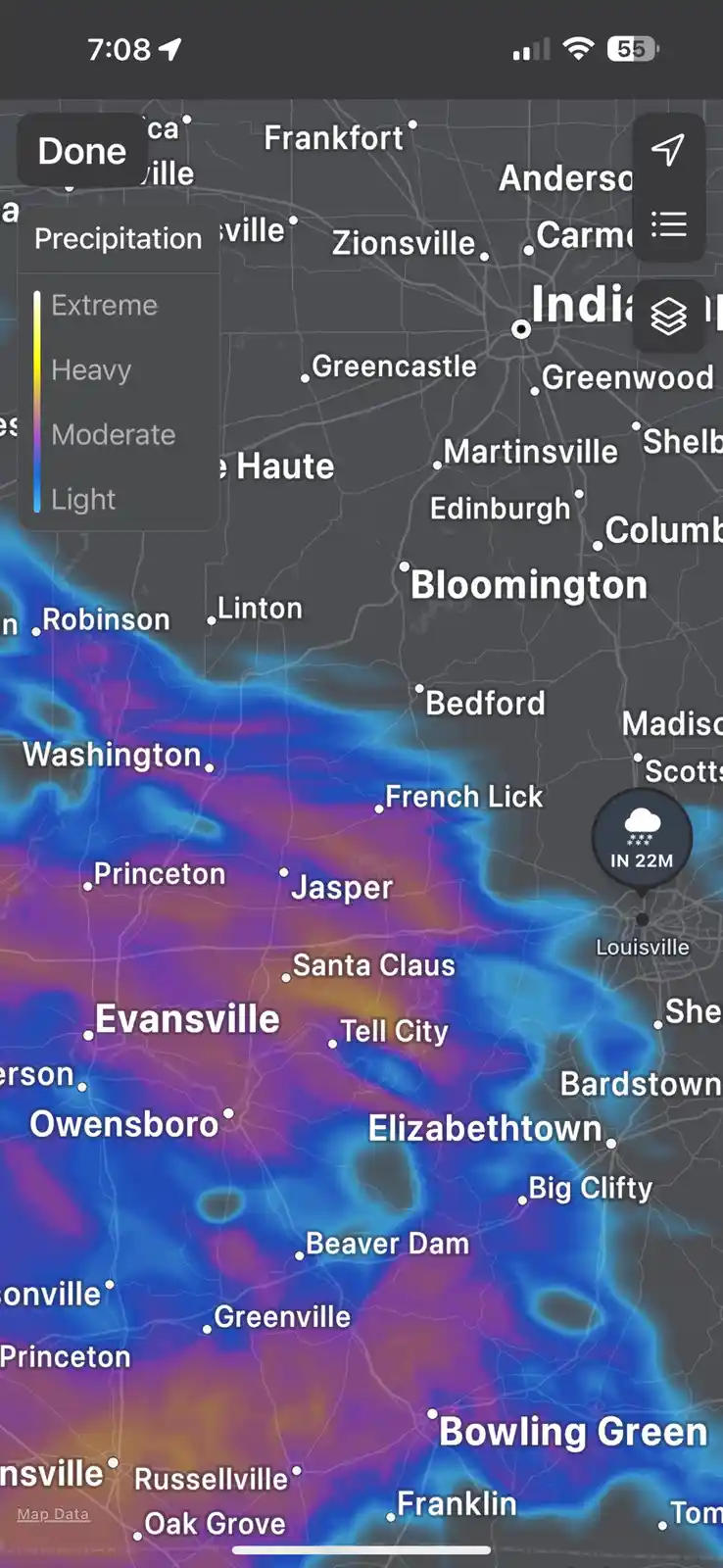 I Doubt the Heavy Stuff Will Hit Us for a While