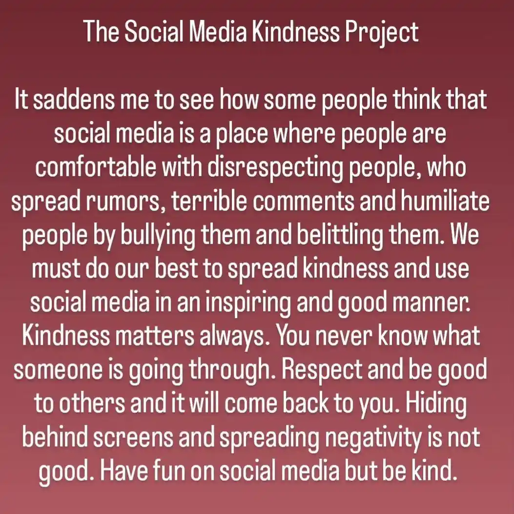 Spreading Kindness on Social Media