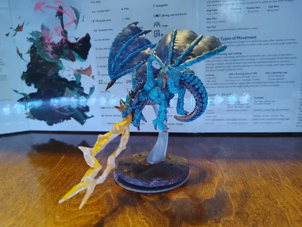 Meet the majestic Young Blue Dragon