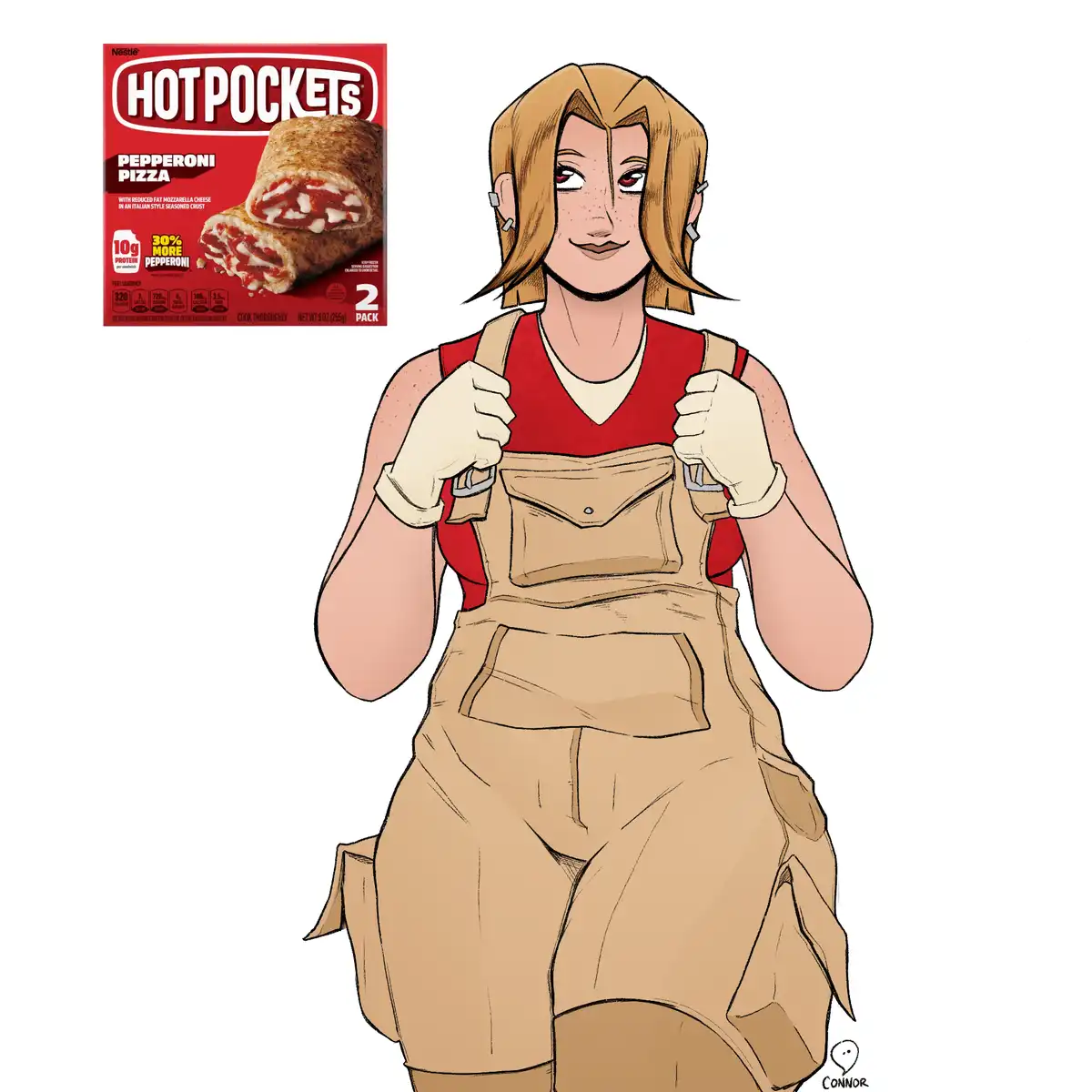 Meet my new character: Hot Pockets!