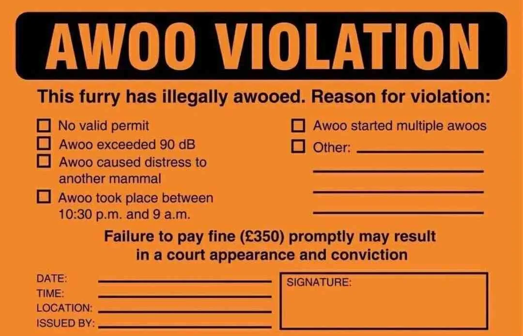 AWOO: The Permit You Didn't Know You Needed