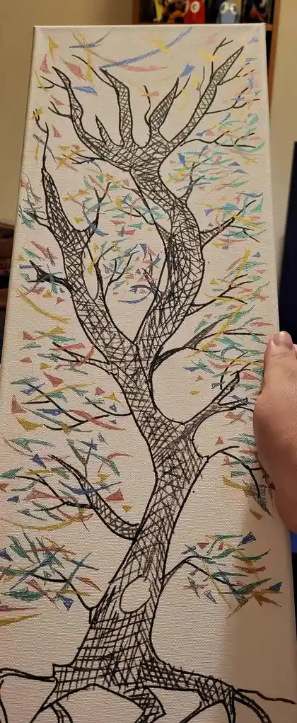My Unique Painting Journey: No Training, Just Creativity