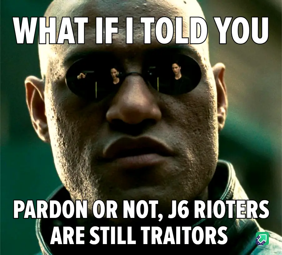 A close-up image of Morpheus from 'The Matrix' wearing his signature sunglasses, looking directly at the viewer with a…