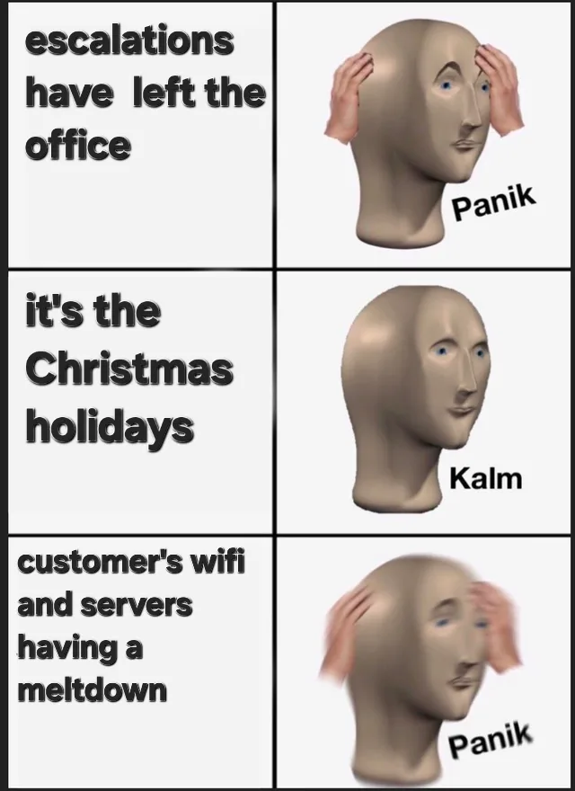 Engineering Helpdesk Duties During the Holiday Season