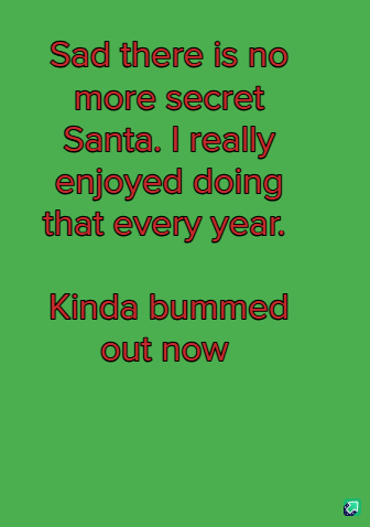 Say It Ain't So: No More Secret Santa?!