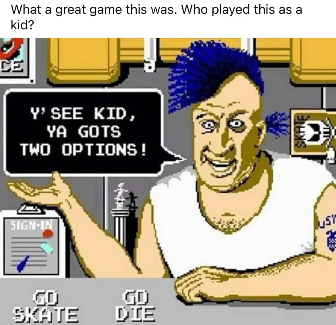 Give me a genuine skateboarding game, please!