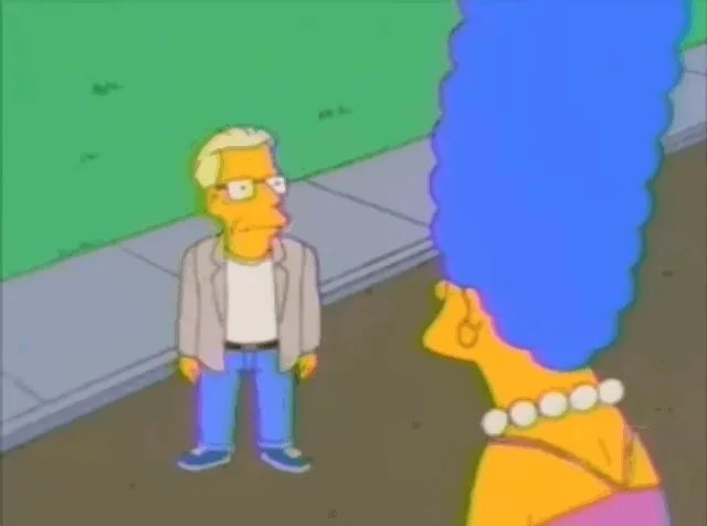 A six-panel Simpsons meme showing a man approaching a woman, then getting into a red go-kart labeled 'WE'RE PRO', driving…