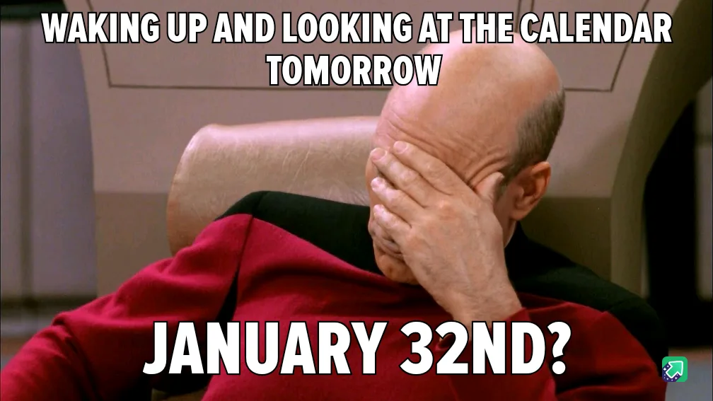 A bald man in a red uniform sits in a chair, covering his face with his hand in a gesture of despair or disbelief. The text…