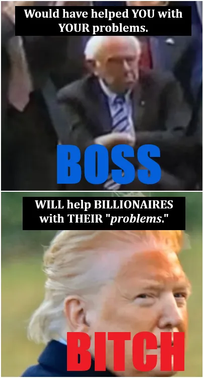 The image is split into two panels. The top panel shows a blurry photo of an older man in a suit with the text 'Would have…