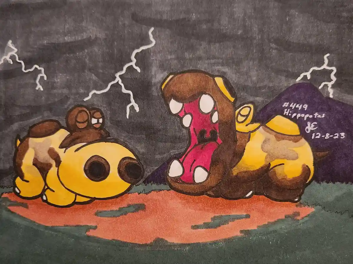 Skipping Through Sinnoh: Day 89 Featuring Hippopotas