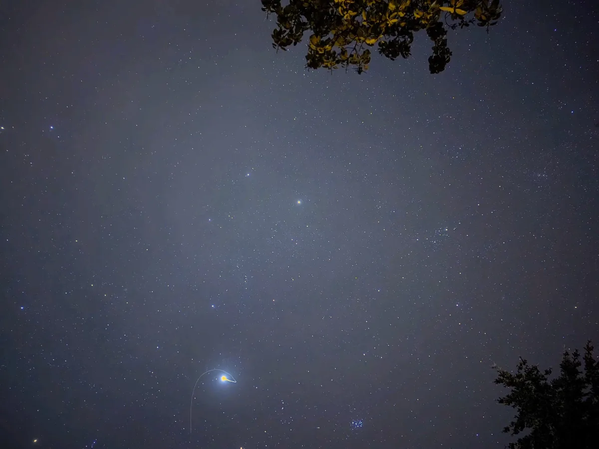 A Bizarre Star Trail Captured with My Google Pixel 7