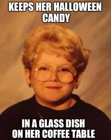 A meme collection featuring a 60-year-old girl