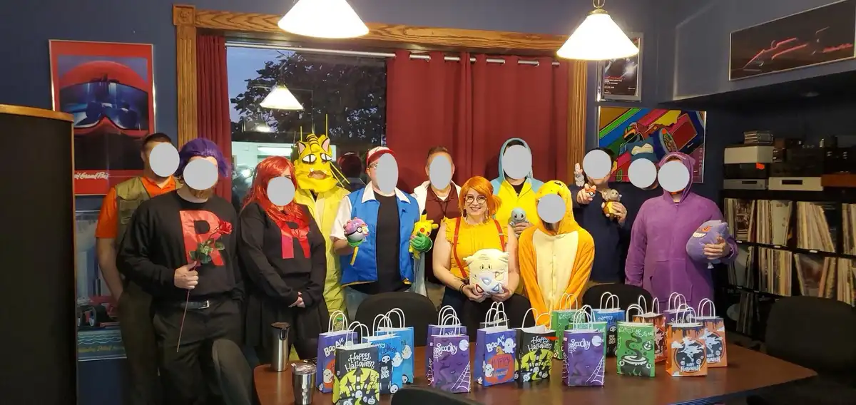 Work's Halloween Costume Group: Pokémon Edition