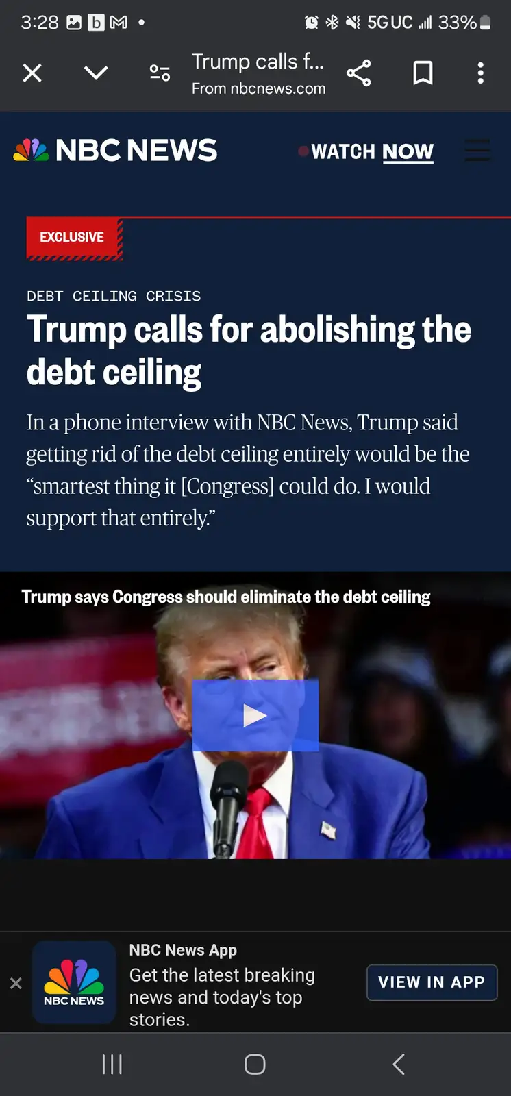 Trump's Desire to Remove a GOP Tool from the Scene