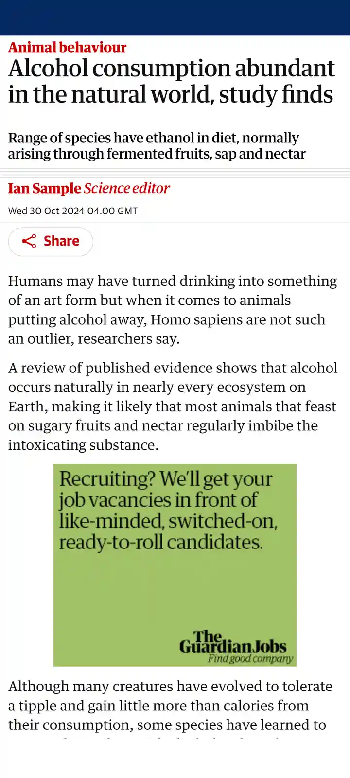 Turns Out, Animals Enjoy a Drink Too!
