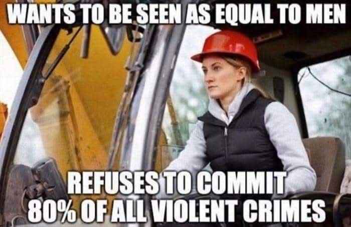 A woman wearing a red hard hat sits inside the cab of a yellow construction vehicle, looking off to the side with a serious…