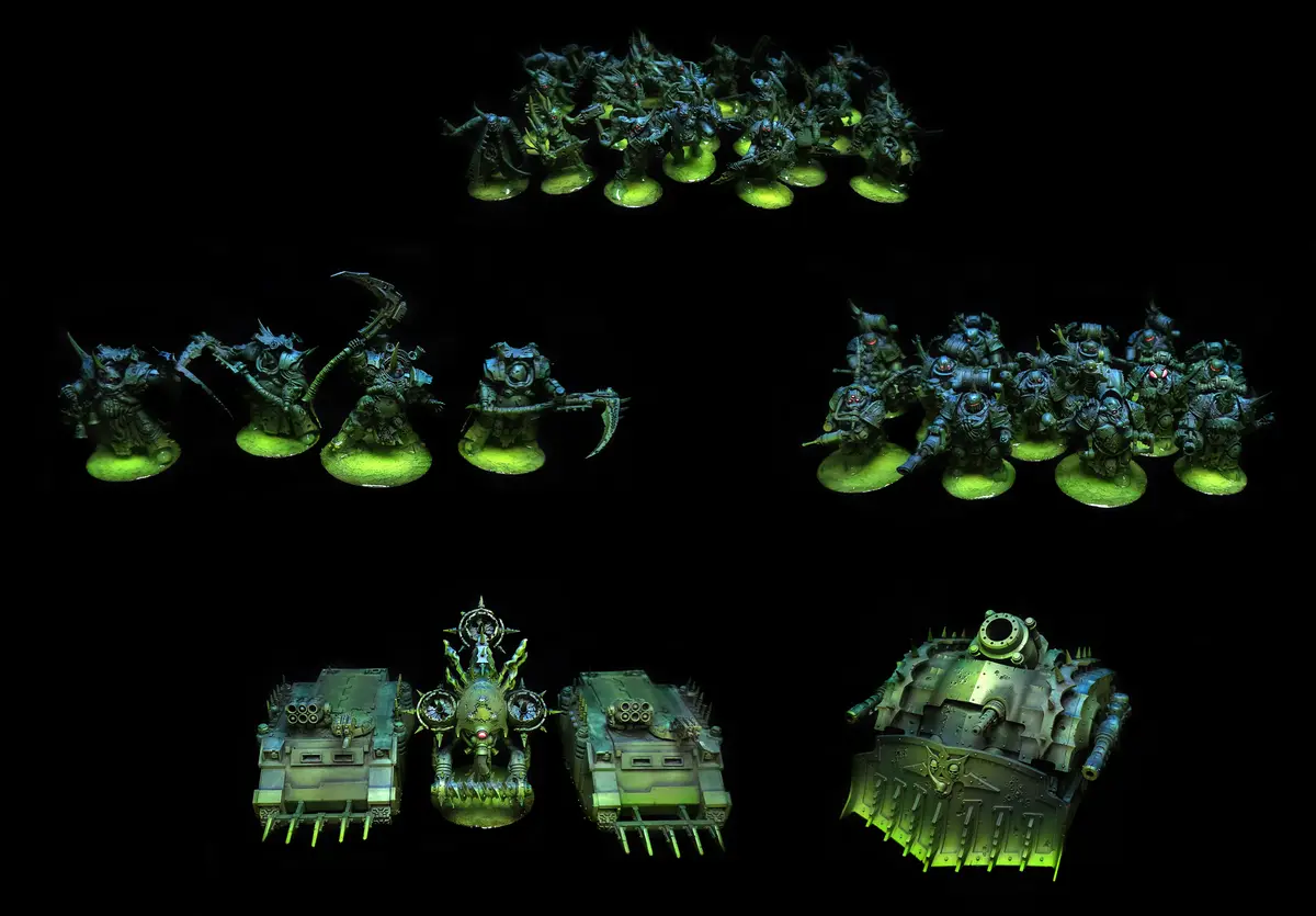 Death Guard 40K: 1000 points ready for an epic showdown
