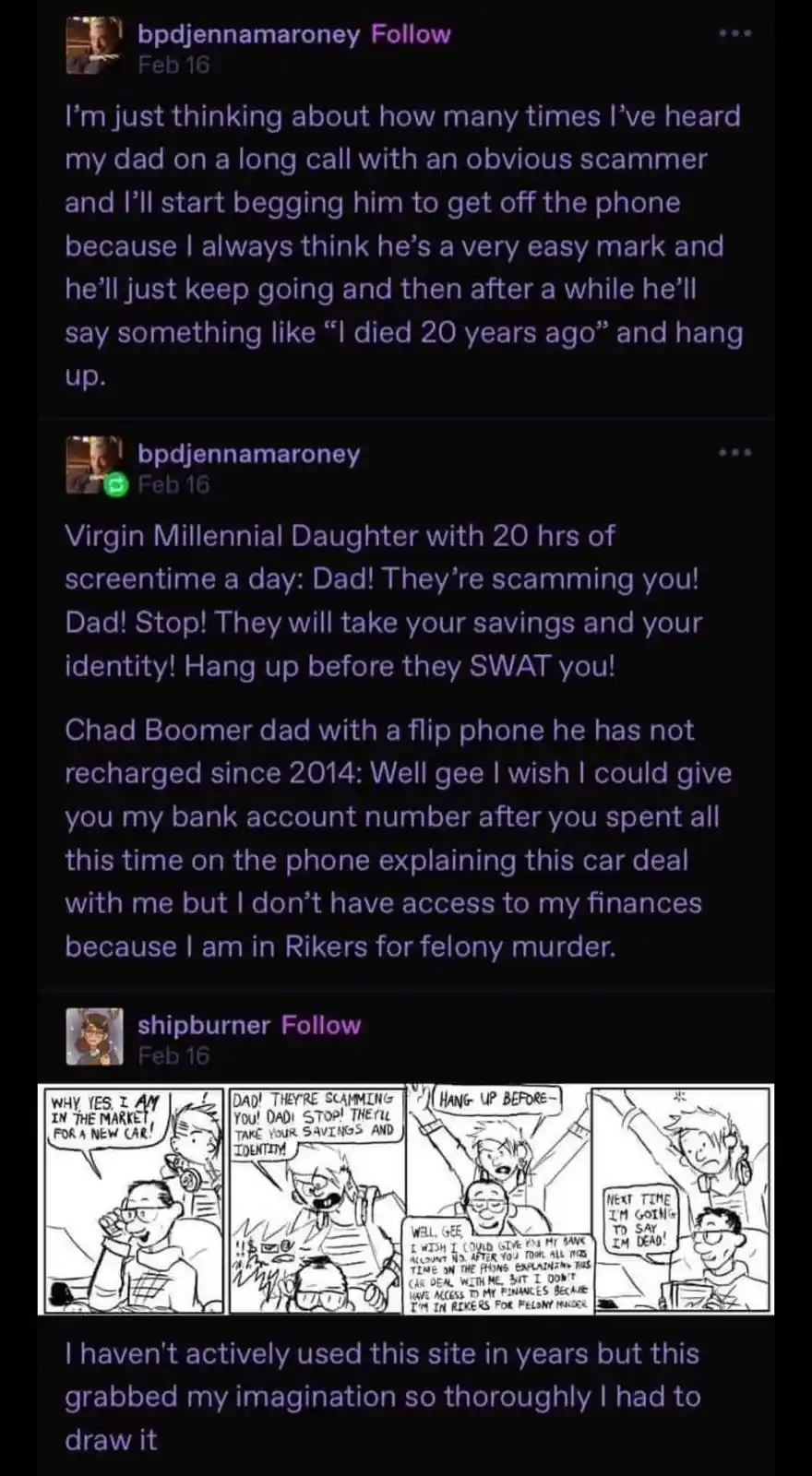 Boomer used Counter Scam and it worked like a charm!