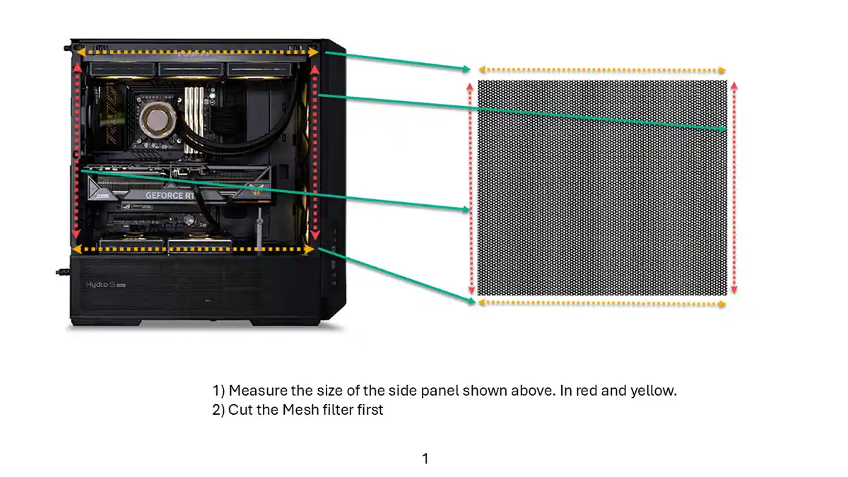 Crafting the perfect side mesh panel